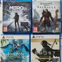 ps5,  Ghost of T., horizon FW, Assassin's, metro