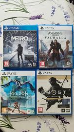 ps5,  Ghost of T., horizon FW, Assassin's, metro