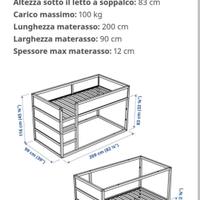 letto a soppalco 