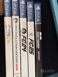 Bundle 5 giochi PS4 trattabile