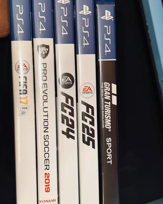 Bundle 5 giochi PS4 trattabile