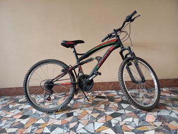BICICLETTA MOUNTAIN-BIKE 24 BIAMMORTIZZATA "HOGAN"