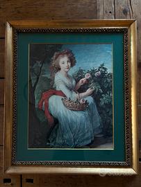 Riproduzione quadro con cornice