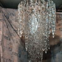 lampadario in vetro di murano.