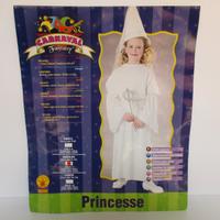 Costume carnevale principessa fatina bianca rubies