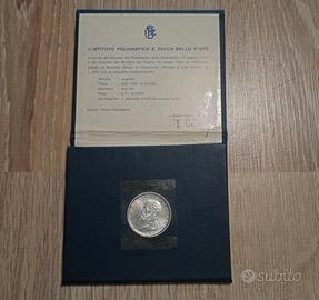 #2211 –Una moneta 500 Lire Italia BUONARROTI