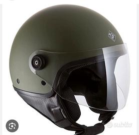 Casco moto TUCANO verde militare