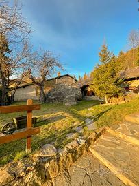 SC1: Chalet in legno-pietra giardino vista - Pila