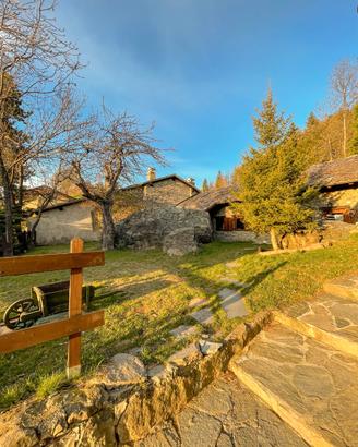 SC1: Chalet in legno-pietra giardino vista - Pila