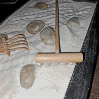 giadino zen in miniatura