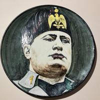 Piatto Ceramica Caltagirone - Anni 30 - Firmato