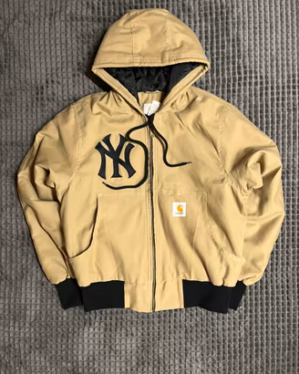 Reworked Jacket Carhartt Boxy fit - Beige