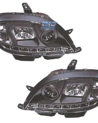 FARI CITROEN SAXO 99-04 LUCE DIURNA A LED FONDO NE