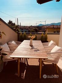 Set giardino tavolo e sedie da esterno