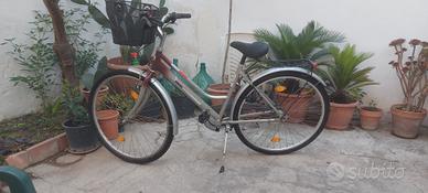 city bike donna  contropedale cambio sram