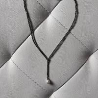 Trollbeads collana argento perla bianca TGAFA-0023