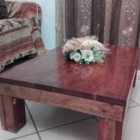 tavolino salotto in legno massello 