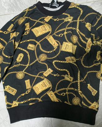 Versace Jeans Couture maglione nero oro taglia M