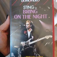 Videocassetta VHS Sting"Bring on the night