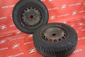 2 Cerchi in Ferro Ducato Boxer R15 con Gomme 195/6