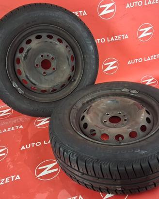 2 Cerchi in Ferro Ducato Boxer R15 con Gomme 195/6