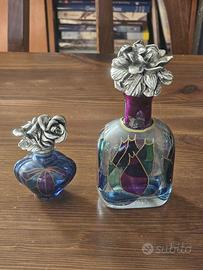 Bottigliette vintage Wenk tappi in Argento