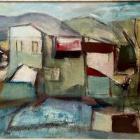 Dino Ferrari olio originale Ascoli Marche firmato