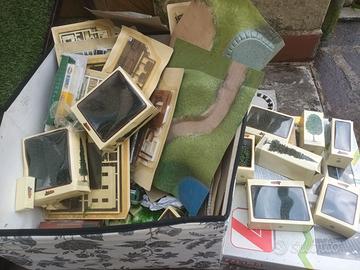 Plastico di trenino da montare
