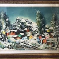 Quadro olio su tela di Antonino Pecoraro 50x70