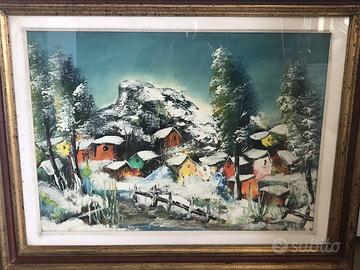 Quadro olio su tela di Antonino Pecoraro 50x70