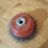 Spazzola Metallica Smerigliatrice Angolare, Rosso