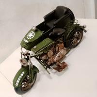 modellino Sidecar in Latta 
