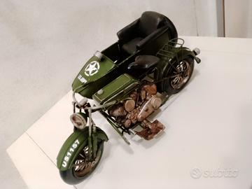 modellino Sidecar in Latta 