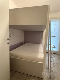 Letto a castello una piazza e mezza -Battistella