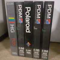 Lotto videocassette vergine