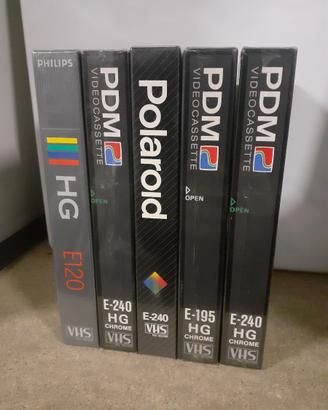 Lotto videocassette vergine