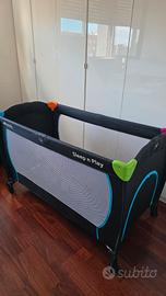 lettino campeggio hauck fun for kids  + materasso 