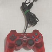 controller PS2 Crystal Red 