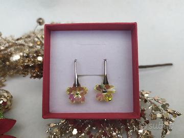 Orecchini in argento con cristalli Swarovski