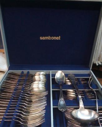 SERVIZIO POSATE "ROSTFREI" LAMINATE IN ARGENTO 800