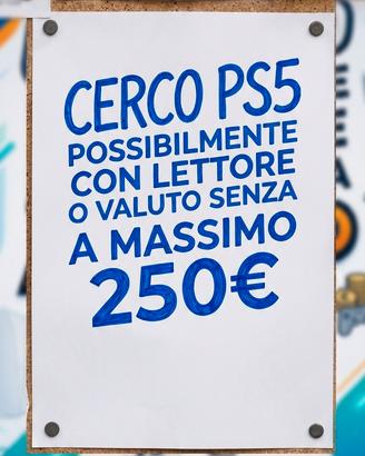 C.E.R.C.O PS5 con lettore