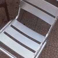 sedia in alluminio 