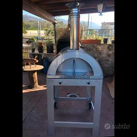 Forno a legna ALFONSO 4 PIZZE INOX - Giardino e Fai da te In vendita a  Palermo