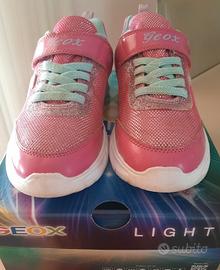 Scarpe sneakers bambina n.35 Geox Lights
