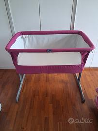 culla next2me fucsia