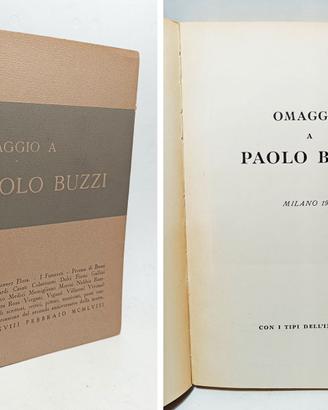 OMAGGIO A PAOLO BUZZI - 1958