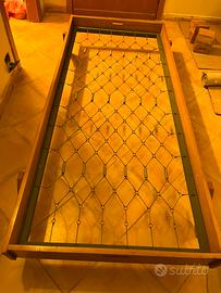 Letto legno artigianale 80x190