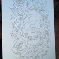 specchio inciso a mano