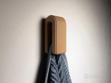 Gancio Portasciugamani Design Moderno a Parete