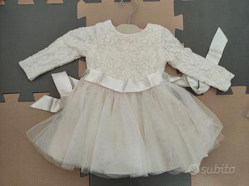 Vestito per battesimo bambina 9 mesi